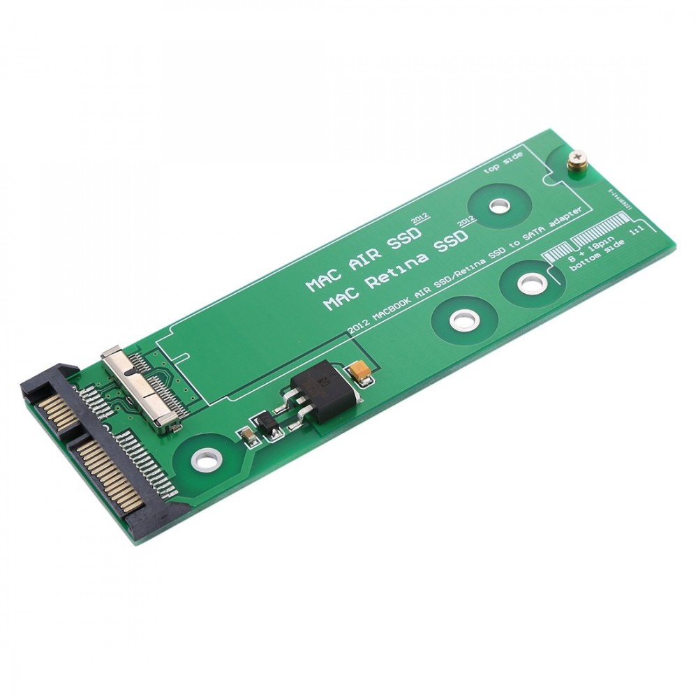 SSD to SATA Adapter for Macbook Air 11.6 inch A1465 (2012) & 13.3 inch A1462 (2012) Mac Replacement Parts Mac Air 11.6